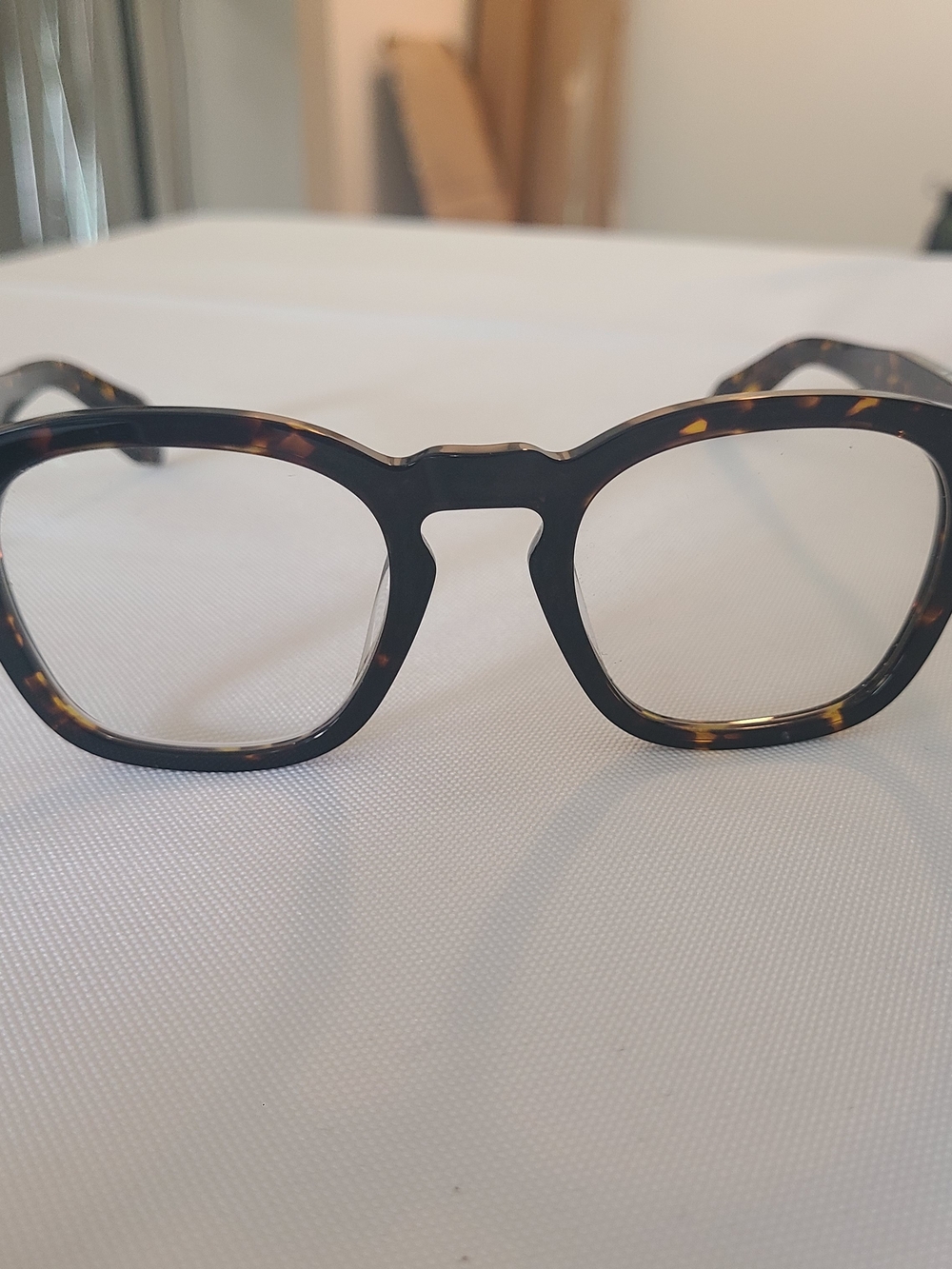 Oliver Peoples Tortoiseshell Square Optical Glasses